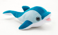 Мягкая игрушка Дельфин синий 36 см Дивале