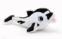 Мягкая игрушка Дельфин бело-черный 36 см Дивале