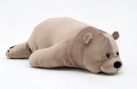 Мягкая игрушка Медведь лежащий кофейный 66 см Дивале