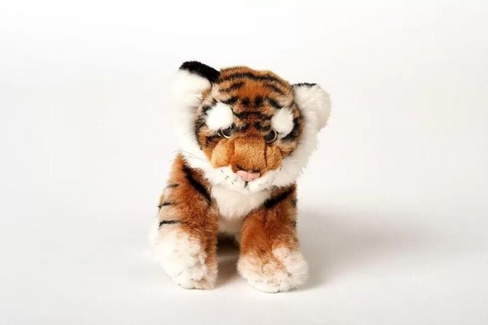 Мягкая игрушка LEOSCO Тигр рыжий 23 см