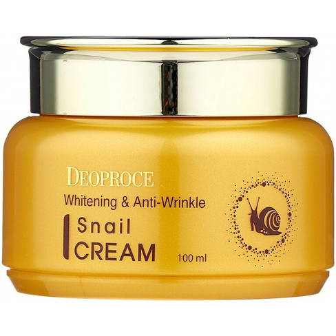 Крем для лица Deoproce Whitening And Anti-Wrinkle Snail