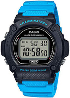 Японские наручные мужские часы Casio W-219H-2A2VEF. Коллекция Digital
