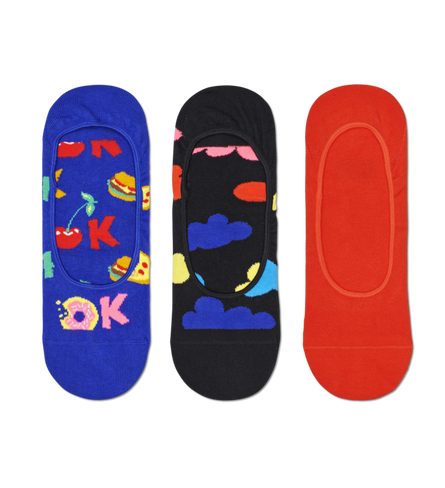 Носки Happy socks 3-Pack Its Ok Liner Sock ITS18