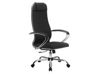 Кресло руководителя МЕТТА-17(MPRU)/подл.131/осн.003 Черный, экокожа перфорированная