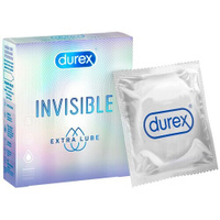 Презервативы Durex Invisible Extra Lube, 3 шт. Рекитт Бенкизер Хелскэар (ЮК) Лтд