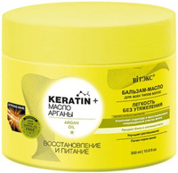 Витэкс Keratin+Масло арганы Бальзам-масло "Восстановление и питание" для всех типов волос, 300 мл