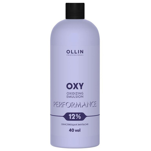 Окисляющая эмульсия 12% 40vol. Oxidizing Emulsion Ollin Performance Oxy (сиреневая) (727243, 1000 мл) Ollin Professional