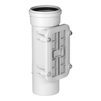 Ревизия Pro Aqua Stilte Plus d110 мм пластиковая шумопоглощающая с крышкой для внутренней канализации