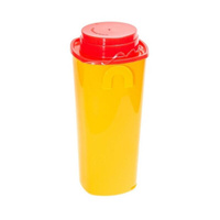Емкость-контейнер для острого инструмента СЗПИ класса Б желтый 1 л (40 штук в упаковке)