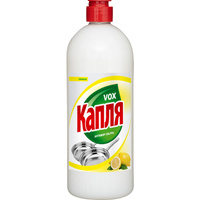 Средство для мытья посуды Капля Vox соль-эффект лимон 850 г