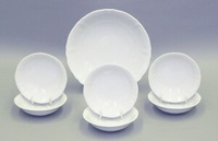 Набор салатников 7 предметов на 6 персон (23+13 см) Белый фарфор, Соната 07161416-0000, Leander