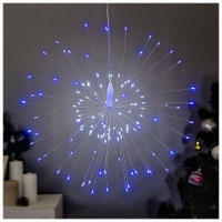 Фигура новогодняя "Салют", АА*4 (не в компл.), 120 LED, сине-белый Luazon Lighting