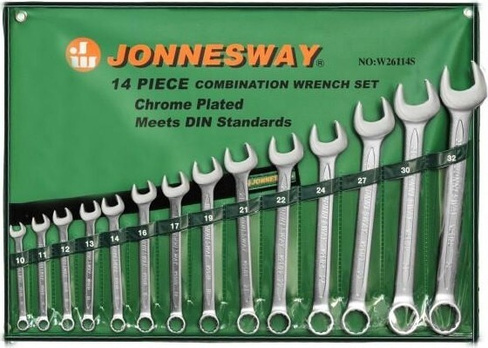 Набор комбинированных ключей JONNESWAY W26114S 14 предметов [047402]
