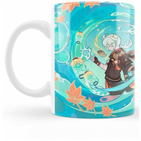 Кружка с принтом Genshin Impact Каэдэхара Кадзуха Посуда для кофе для чая С рисунком Подарок Ru-Print