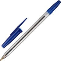 Ручка шариковая неавтоматическая Офис синяя (толщина линии 0.7-1 мм)