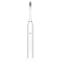 Электрическая зубная щетка Ningbo X-3 c 3 сменными насадками, 6 режимов работы, ультразвуковая, чистка, массаж, отбелива