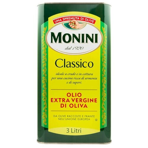 Оливковое масло Monini Classico Extra Virgin нерафинированное высшего качества первого холодного отжима Экстра Вирджин,