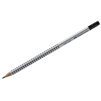 Заточенный чернографитный карандаш Faber-Castell Grip 2001