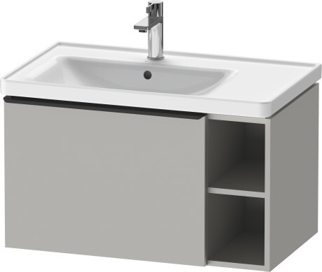 Тумба подвесная Duravit D-Neo бетон серый матовый (De425800707)