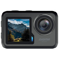 Экшн-камера Digma DiCam 790 4K, WiFi, черный [dc790]