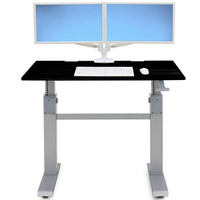 Стол Ergotron 24-567-F03, WorkFit-DL 48, Sit-Stand Desk (чёрный)