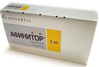 Афинитор таблетки 5мг 30шт Novartis Pharma Stein AG