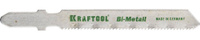 Полотна KRAFTOOL, T118AF, для эл/лобзика, Bi-Metall, по металлу (1,5-2мм), EU-хвост., шаг 1,2мм, 55мм, 2шт