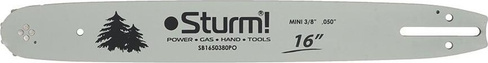 Шина для цепной пилы Sturm 16"-3/8"-1,3mm-57 SB1650380PO [SB1650380PO] STURM