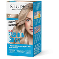 Крем-краска для волос STUDIO FASHION COLOR 50/50/15 мл Пепельный светло-русый 9.1 Essem Hair Studio Professional