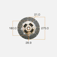 Диск сцепления 4BE1, 8-97023-496-0, ISUZU