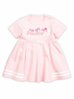 Платье для девочек "То тут - то там" розовый 3-12 мес (3-6 мес.) Pelican