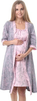 Комплект для беременных и кормящих женщин ФЭСТ темно-серый/розовый арт.П119504К (170, 176-96-102)