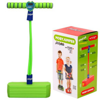 Моби Джампер Тренажер для прыжков со счетчиком, светом и звуком (зеленый) Moby Kids