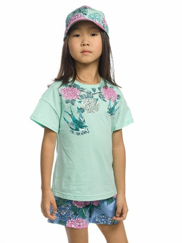 Комплект для девочек Pelican 1-5 лет, цвет ментол арт.GFATH3159 (2 года)