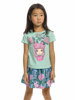 Комплект для девочек Pelican 1-5 лет, цвет ментол арт.GFATS3159/1 (3 года)