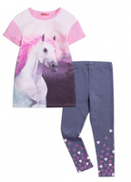 Комплект для девочек "Хрустальные фантазии" 1 год, цвет розовый арт.GFAML3014/1 (1 год) Pelican