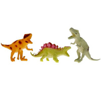 Игрушки из пластизоля Играем вместе Динозавры 15 см, 3 штуки