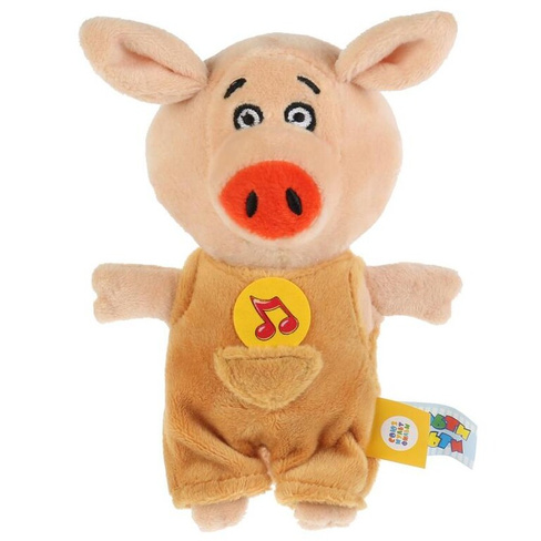 Мягкая игрушка "Мульти-Пульти" Оранжевая корова - Поросенок коля, 15 см, озвученный в пакете Мульти Пульти