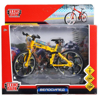 Инерционная металлическая модель - Велосипед 17 см (разные цвета) арт.1800643-R Технопарк