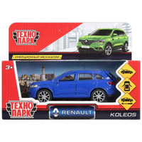 Инерционная металлическая модель - Renault Koleos 12 см, открываются двери, синий арт.KOLEOS-BK Технопарк