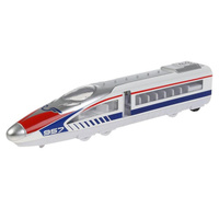 Инерционная металлическая модель - Скоростной поезд 23 см, белый, со светом и звуком арт.80118L-R Технопарк
