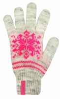 Перчатки детские Неоновый ажур р.16 розовый арт.3с239 (16) Советская перчаточная фабрика