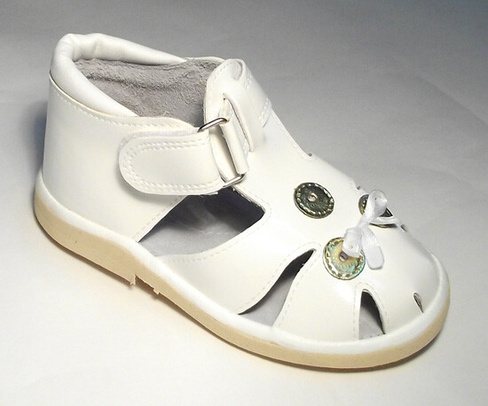 Сандали праздничные (10Б2) (искуственная кожа, 16,5, Белый) Богородская обувь