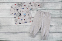 Пижама для мальчиков "Морские приключения" рост 74-110 см арт.555997 (98 см) Аистенок
