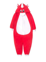 Пижама Кигуруми "Единорог 4" красный, размер с 3 до 7 лет арт.ING17 (6 лет) Wonderlandiya