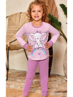 Пижама для девочек BAYKAR 3-5 лет сиреневый арт.N9129216 (3 года)