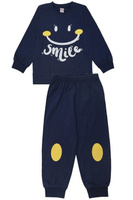 Пижама для мальчика BONITO KIDS р.98-122 см темно-синий арт.ВК1548М