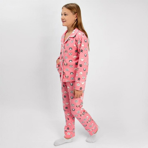 Пижама для девочек BONITO KIDS р.128-152 см коралловый арт.OP1272 (128 см)