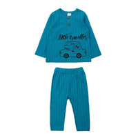 Пижама для мальчиков BONITO KIDS р.74-98 см бирюзовый арт.OP1365