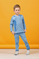 Комплект Зиронька 64-8018-3 (джемпер+брюки) р.98-128 см голубой (104 см) ZIRONKA